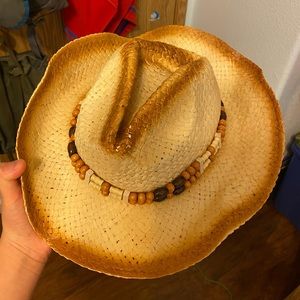 Straw cowboy hat